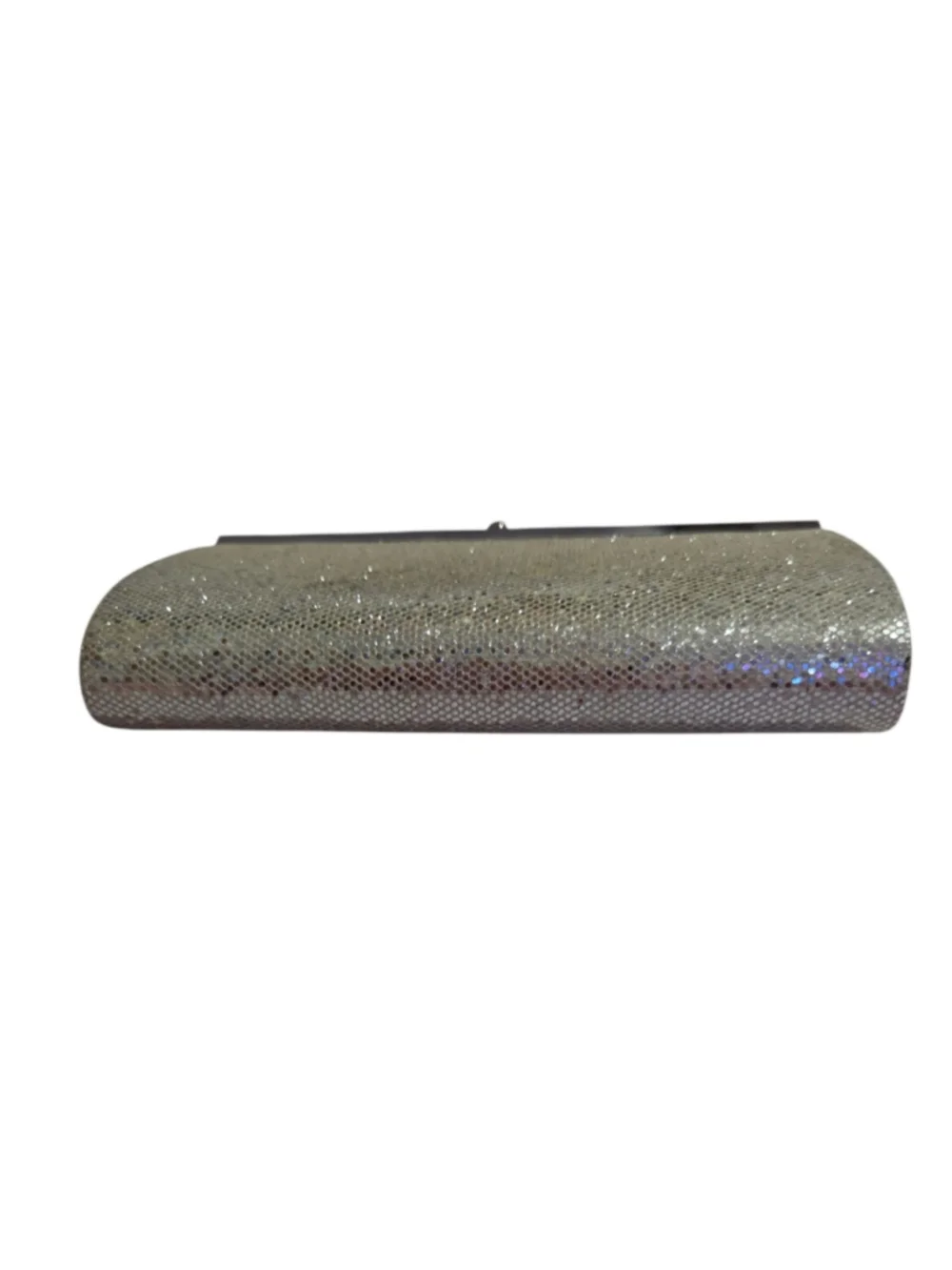 Women's Unbranded Silver Glitter Clutch One Size